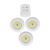 Mbb E-Ticaret Mey Ithalat® Uzaktan Kumandalı Yapışkanlı 3'lü LED Spot Lamba