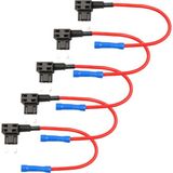 Mbb E-Ticaret Mini Bıçak Sigorta Çoklayıcı Fuse Tap 5 Adet