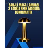 Mbb E-Ticaret Modern Tasarım Şarjlı Masa Lambası – 1800 mAh Batarya