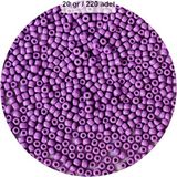 Mbb E-Ticaret Mor Renk 4 Mm Yaklaşık 220 Adet/20 Gram Cam Boncuk Oya Yazma Bileklik Ve Kolye