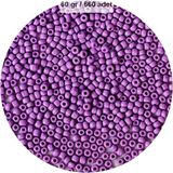 Mbb E-Ticaret Mor Renk 4 Mm Yaklaşık 660 Adet / 60 Gram Cam Boncuk Oya Yazma Bileklik Ve Kolye