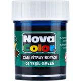 Mbb E-Ticaret Nova Color Cam Boyası Yeşil Su Bazlı NC-152-(***3 Adet***)