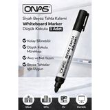 Mbb E-Ticaret Onas Siyah Beyaz Tahta Kalemi Whiteboard Marker Düşük Kokulu 1 Adet