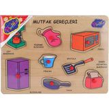 Mbb E-Ticaret ONY-168-169 Ahşap Tutmalı Mutfak Gereçleri - Oyuncak