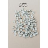 Mbb E-Ticaret Oya Abiye Bileklik Kolye Pleksi Metalik Plastik Pul Gümüş Renk 24 Gram 465 Adet - Bnc569