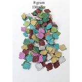 Mbb E-Ticaret Oya Abiye Bileklik Kolye Pleksi Plastik Pul Karma Renk 8 Gram 130 Adet - Bnc499