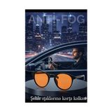 Mbb E-Ticaret Parlama Önleyici Gece Sürüş Görüş Gözlüğü Sis Far Işık Önleyici Anti-Fog Gözlük