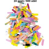 Mbb E-Ticaret Pastel Renkler 15 X 5 Mm Dantel Oya Yazma Halhal Abiye Lazer Kesim Pul 600 Adet / 24 Gram