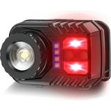 Mbb E-Ticaret Peakstar PS-571 Sensör Xpg Cob LED USB Şarj Edilebilir Lityum Pilli Zoomlu Kafa Lambası