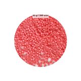 Mbb E-Ticaret Pembe Renk 4 mm Yaklaşık 660 adet / 60 gram Cam Boncuk Oya Yazma Bileklik ve Kolye