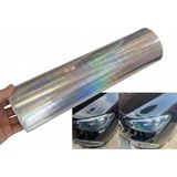 Mbb E-Ticaret Petek Desenli 3D Colormatik Far Filmi Stop Folyosu 1MX30CM Şeffaf