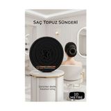 Mbb E-Ticaret Profesyonel 10 Metre Kesilebilir Saç Topuz Süngeri - Kuaför Tipi Esnek Form Verici Siyah