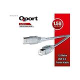Mbb E-Ticaret Qport Q-Pr1.5 USB 2.0 1.5m Yazıcı Kablosu