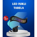 Mbb E-Ticaret Rgb Renkli LED Ekran Tabela USB Bağlantılı ve Kayan Yazı Destekli
