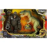 Mbb E-Ticaret S01071144 Oyun Set Primal Clash Gorilla/trex 2li