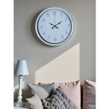 Mbb E-Ticaret Sade Tasarım Beyaz 40 Cm Metal Standart Duvar Saati