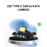 Mbb E-Ticaret Şarjlı LED Kafa Lambası 800 Lumen Cob Xpe Ayarlanabilir Başlıklı