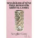 Mbb E-Ticaret Sevgililer Gününe Özel Romantik Kristal Gece Lambası Sevgiliye Hediye