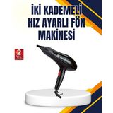 Mbb E-Ticaret Soğuk Üfleme Özellikli 2200W Profesyonel Fön Makinesi
