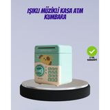 Mbb E-Ticaret Su Yeşili Işıklı Sesli Elektronik Şifreli Çocuk Kumbarası