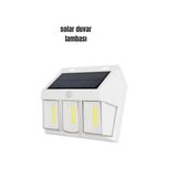 Mbb E-Ticaret Suya Dayanıklı Solar Duvar Lambası – Akıllı Gece Sensörlü Işık