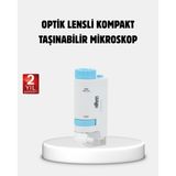 Mbb E-Ticaret Taşınabilir Eğitim Mikroskobu 80X–200X LED Işıklı ve Darbeye Dayanıklı