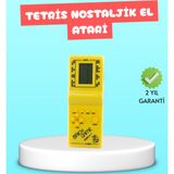 Mbb E-Ticaret Taşınabilir El Aterisi Gameboy – Klasik Tetris Oyunu, Pil ile Çalışan Mini El Konsolu