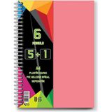 Mbb E-Ticaret U-Deep Pp Kapak Ayraçlı Defter 5+1 150YP.*28