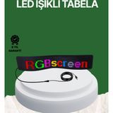 Mbb E-Ticaret USB Girişli Rgb LED Tabela Ayarlanabilir Parlaklık ve Kayan Yazı Özellikli