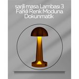 Mbb E-Ticaret USB Şarjlı Dokunmatik LED Masa Lambası – 3 Renk Modu & Dimmer