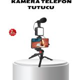 Mbb E-Ticaret Video Çekim Kiti Tripod LED Işık Harici Mikrofon ve Bluetooth Kumanda Seti