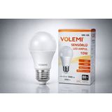 Mbb E-Ticaret Volemi VM-10S Sensörlü LED Ampul 10W 2000 Lümen E27 Duy 50000 Saat Ömür Enerji Tasarruflu Beyaz Işık