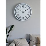 Mbb E-Ticaret White Prime Roma Rakamlı 40 Cm Metal Duvar Saati