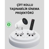 Mbb E-Ticaret Wi-Fi 6 ve Bluetooth 5.0 Destekli 4K Akıllı Projeksiyon Cihazı