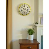 Mbb E-Ticaret Zentime 36 Cm Sarı Dekoratif Duvar Saati
