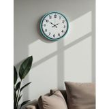 Mbb E-Ticaret Zentime 36 Cm Turkuaz Dekoratif Duvar Saati