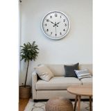 Mbb E-Ticaret Zentime 40 Cm Metal Beyaz Klasik Duvar Saati