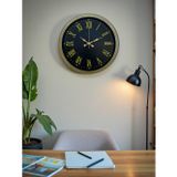 Mbb E-Ticaret Zentime 40 Cm Metal Vintage Roma Rakamlı Duvar Saati