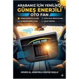 MBB ETİCARET Auto Cool Güneş Enerjisiyle Çalışan Araç İçi Soğutucu