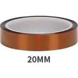 Mbl 20mm. Kapton Bant. Isıya Dayanıklı Termal Bant, Isı Yalıtım Bandı. PCB Devre, Pil Tamir Onarım Bandı. - 20 mm