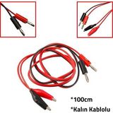 Mbl Güç Kaynağı Kablosu Power Supply Kablosu Banana+Timsah Soket - Yok