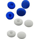 Mbl Kulaklık Süngeri, Kulaklık Yastığı (18 Mm) - Taraftar 4 Beyaz 4 Mavi