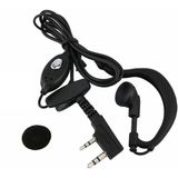 Mbl Wln Mars Teknoben Teckom Pmr A+ Telsiz Kulaklık 2pin 3.5mm*2.5mm - Siyah