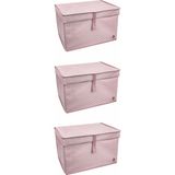 Mbois 40x30x70 cm 3 Adet Mega Plus Boy Çok Amaçlı Düzenleyici Kutu Organizer Cırt Cırtlı Hurç