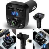 Mbois Car X8 Araç İçi Fm Transmitter Bluetooth Usb Mp3 Sd Kart Kiti