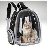 Mbois Şeffaf Astronot Kapsül Kedi Köpek Seyahat Yolculuk Fermuarlı Hava Alan Taşınabilir Sırt Çantası