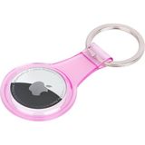mbvo Airtag 07 Uyumlu Silikon Anahtarlık-Pembe