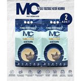 MC %100 Tozsuz Kedi Kumu 10LT x 2 Kokusuz Topaklanan Yapı ile Temiz ve Sağlıklı Ortam