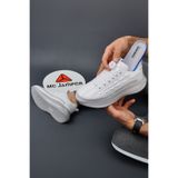 MC Jamper 2250 Beyaz Rugan Kroko – Memory Foam Taban Erkek Spor Ayakkabı