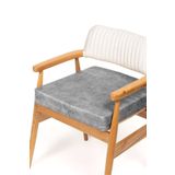 mc.pierobaby 50x50x8cm Sandalye Minderi Dayanaklı Fermuarlı Yıkanabilir Kumaş Bahçe-balkon Minderi 1adet